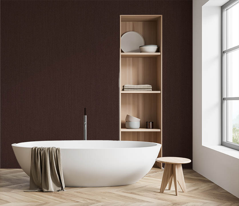 Acı Kahve Parlak Silinebilir Ucuz Duvar Kağıdı 765298