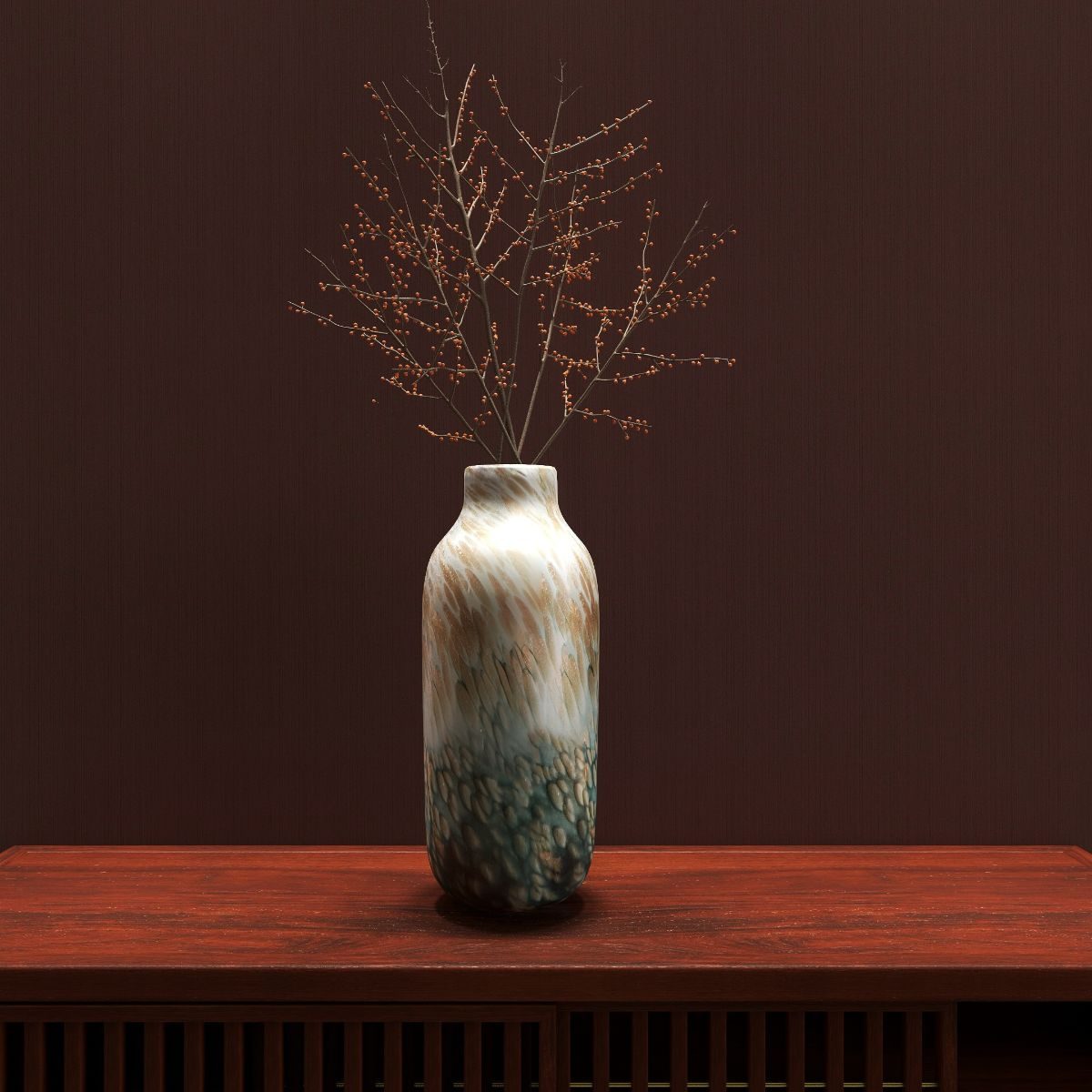 Acı Kahve Parlak Silinebilir Ucuz Duvar Kağıdı 765298