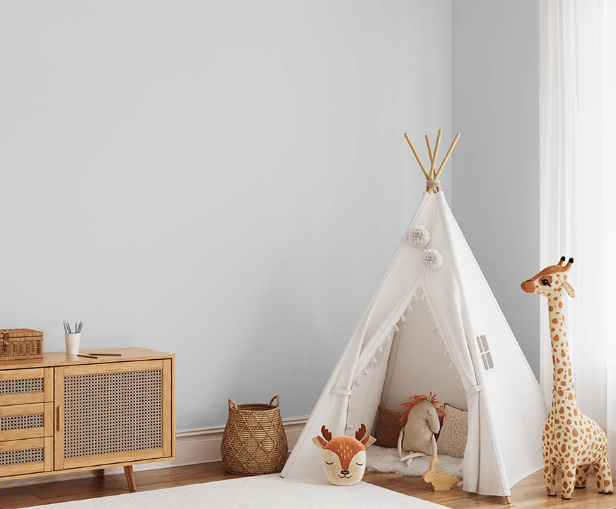 Beyaz Dikey Çizgi Detaylı 16 M2 Duvar Kağıdı 5523-1