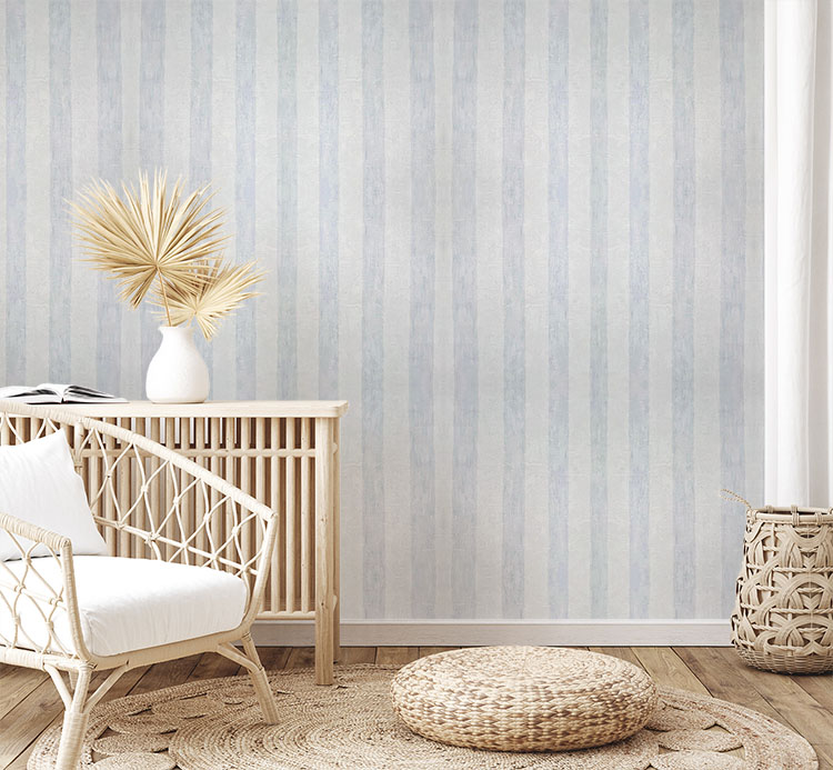 Beyaz Soft Mavi Ucuz Duvar Kağıdı Vinilico 22