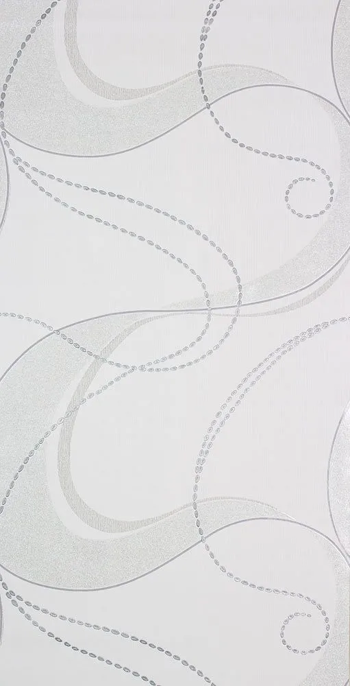 Dalga Çizgili Simli Desen Duvar Kağıdı 53703