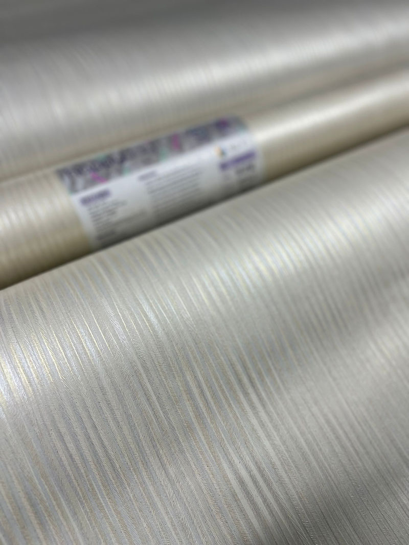 Gold Çizgili Krem 16 M2 Duvar Kağıdı 67703