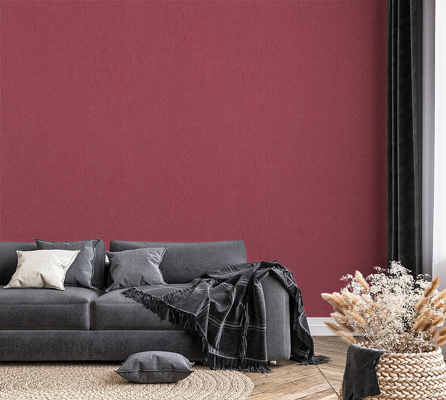 Kırmızı Dokulu Ucuz Duvar Kağıdı 771749