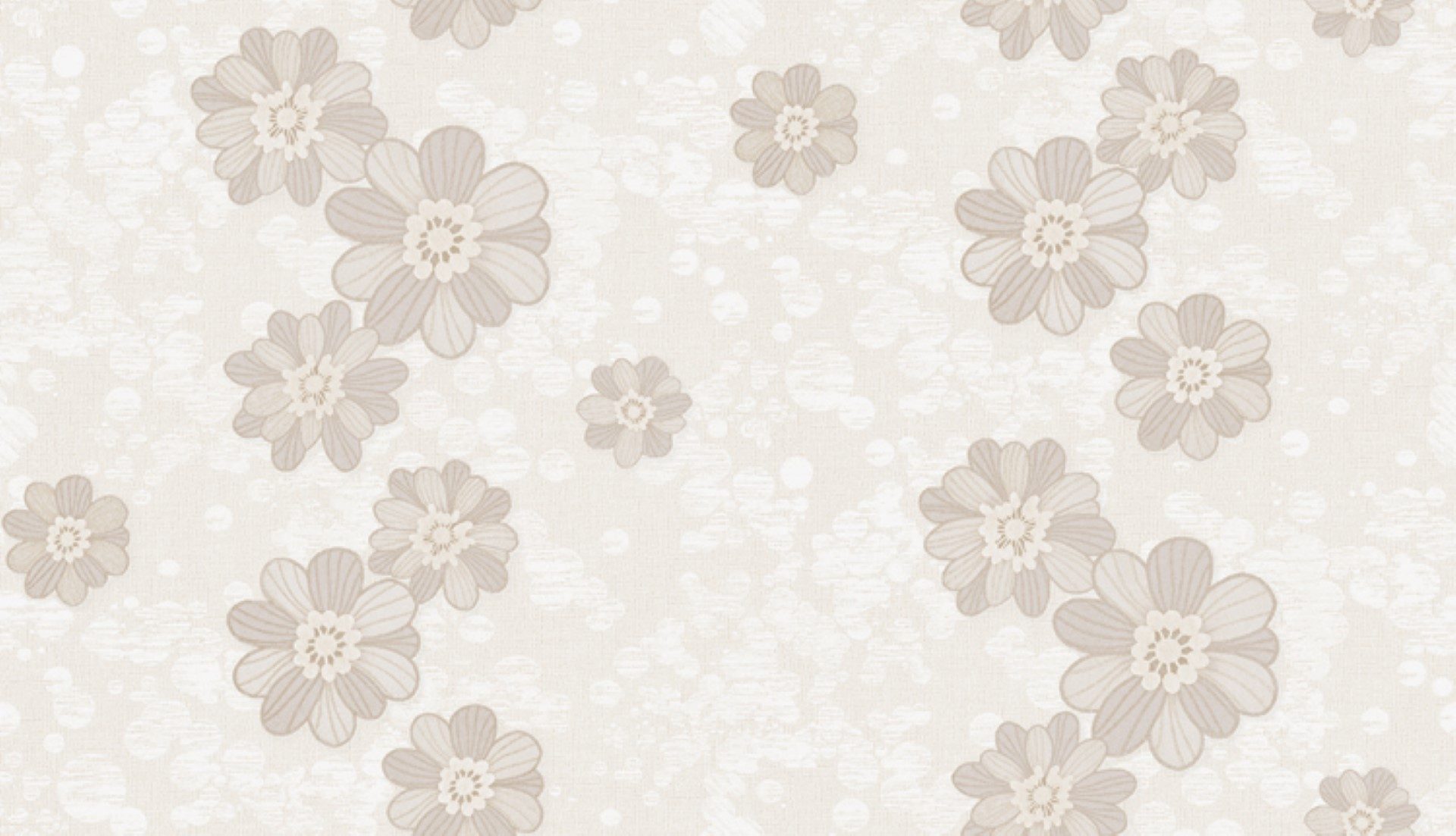 Krem  Çiçekli 16 M2 Duvar Kağıdı 771031