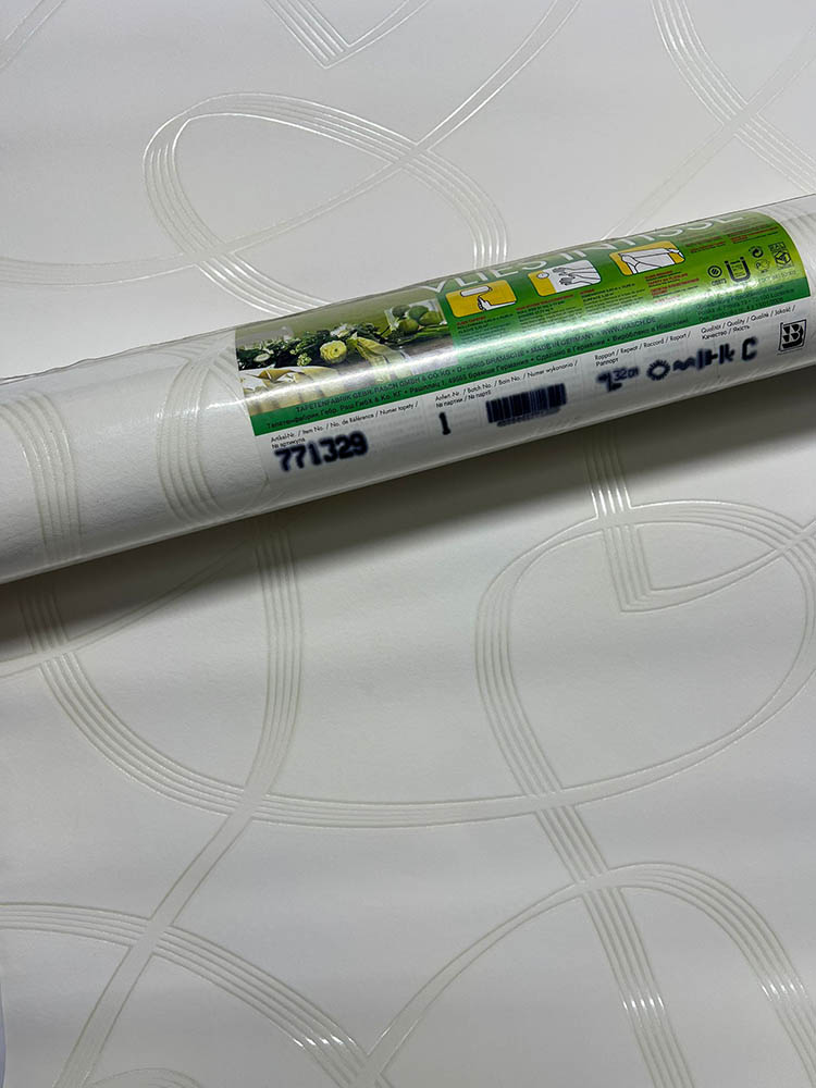 Krem Çizgili Ucuz Duvar Kağıdı 771329