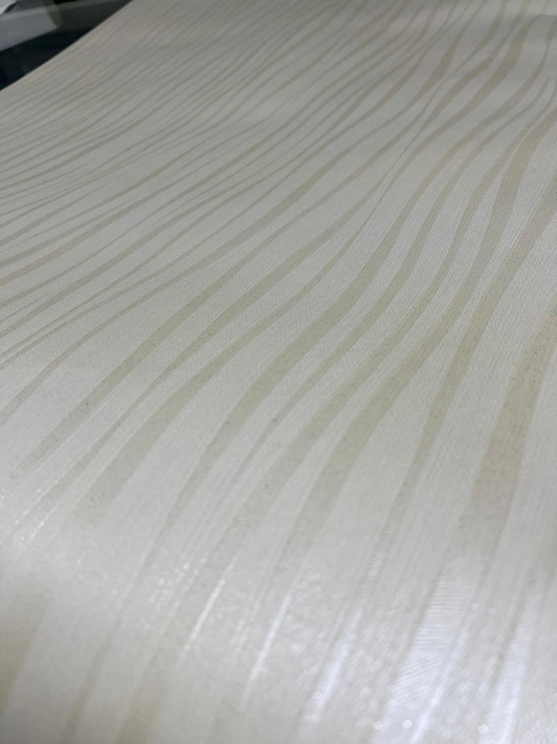 Krem Kendinden Dikey Dalga Model 16 M2 Duvar Kağıdı 391762