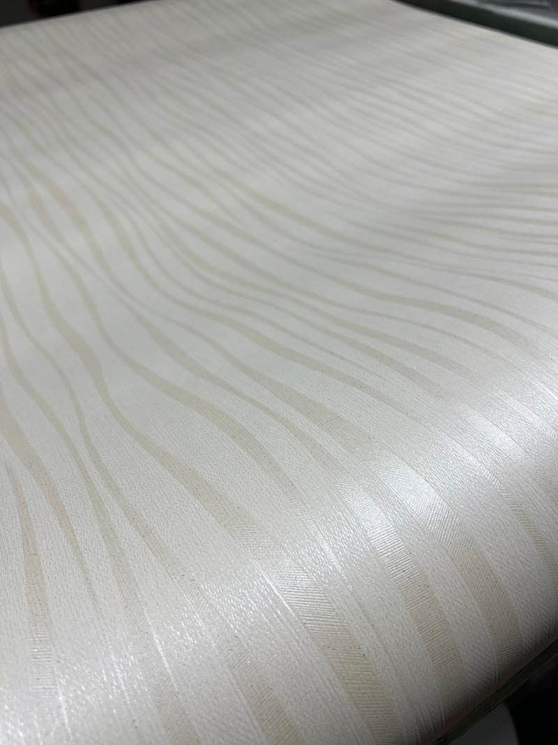 Krem Kendinden Dikey Dalga Model 16 M2 Duvar Kağıdı 391762