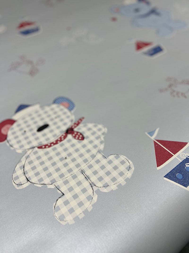 Mavi Ayıcıklı Çocuk Odası 16 M2 Duvar Kağıdı 30071