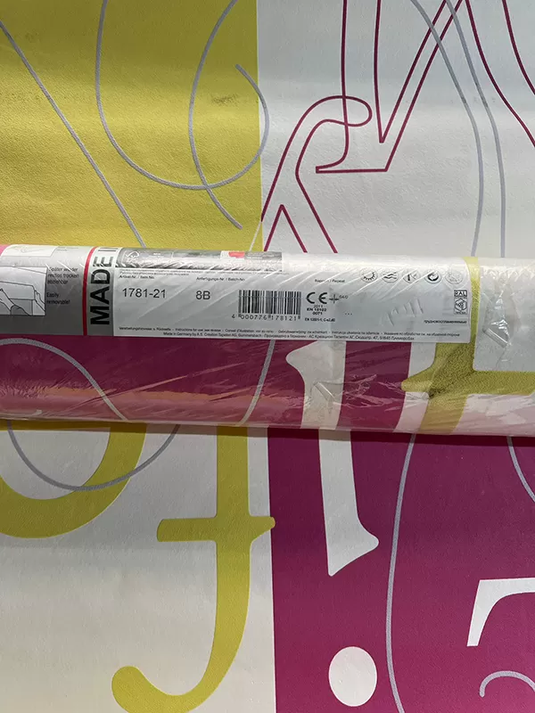 My Life Mor Sarı Ucuz Duvar Kağıdı 1781