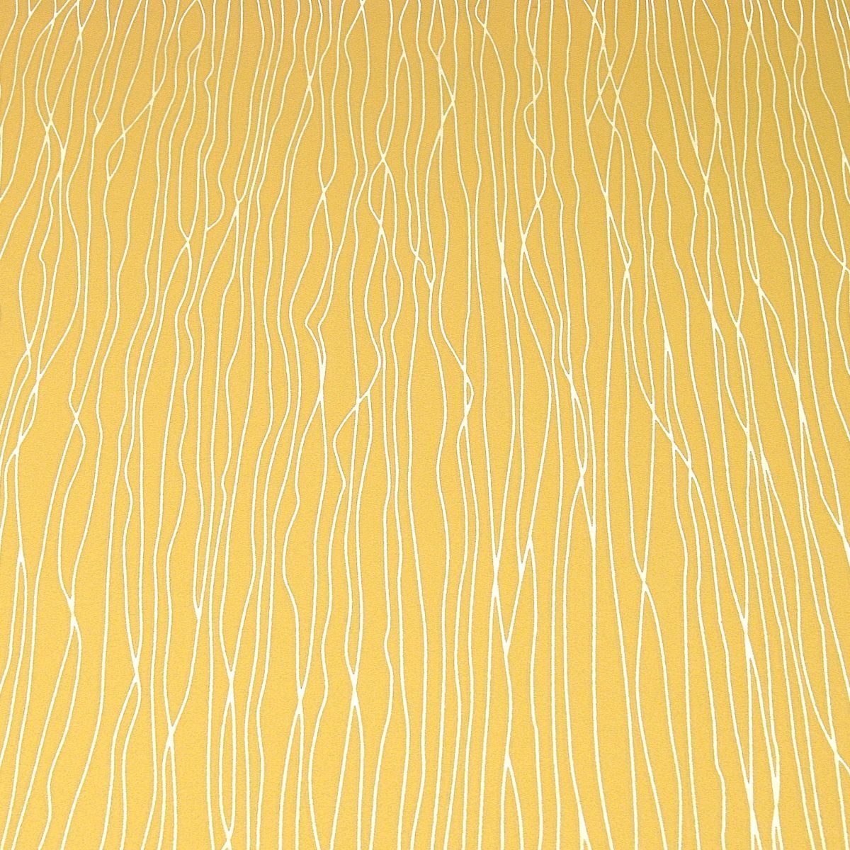 Sarı Çizgi Desen Dokulu Ucuz Duvar Kağıdı 765083