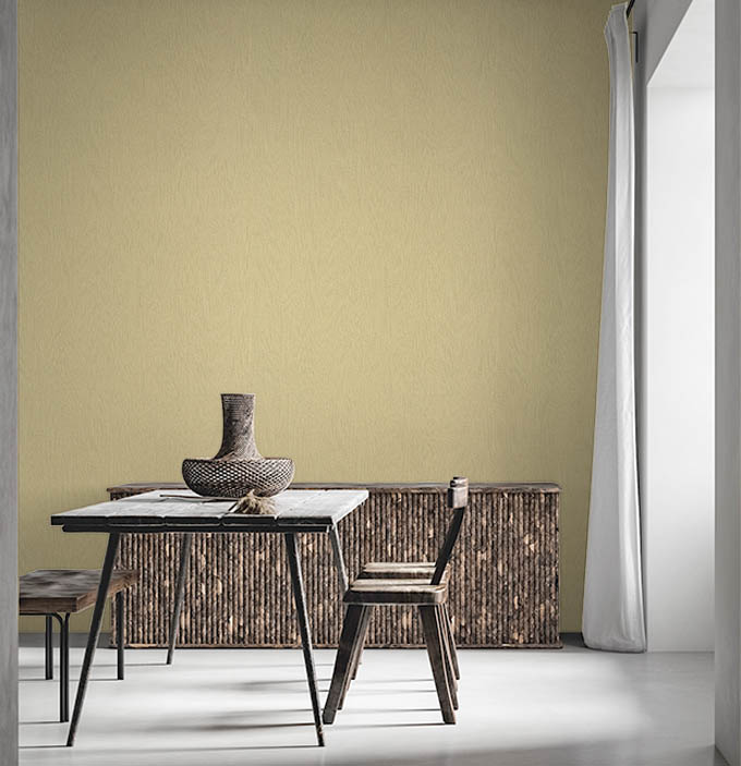 Sarı Desenli Duvar Kağıdı 711862