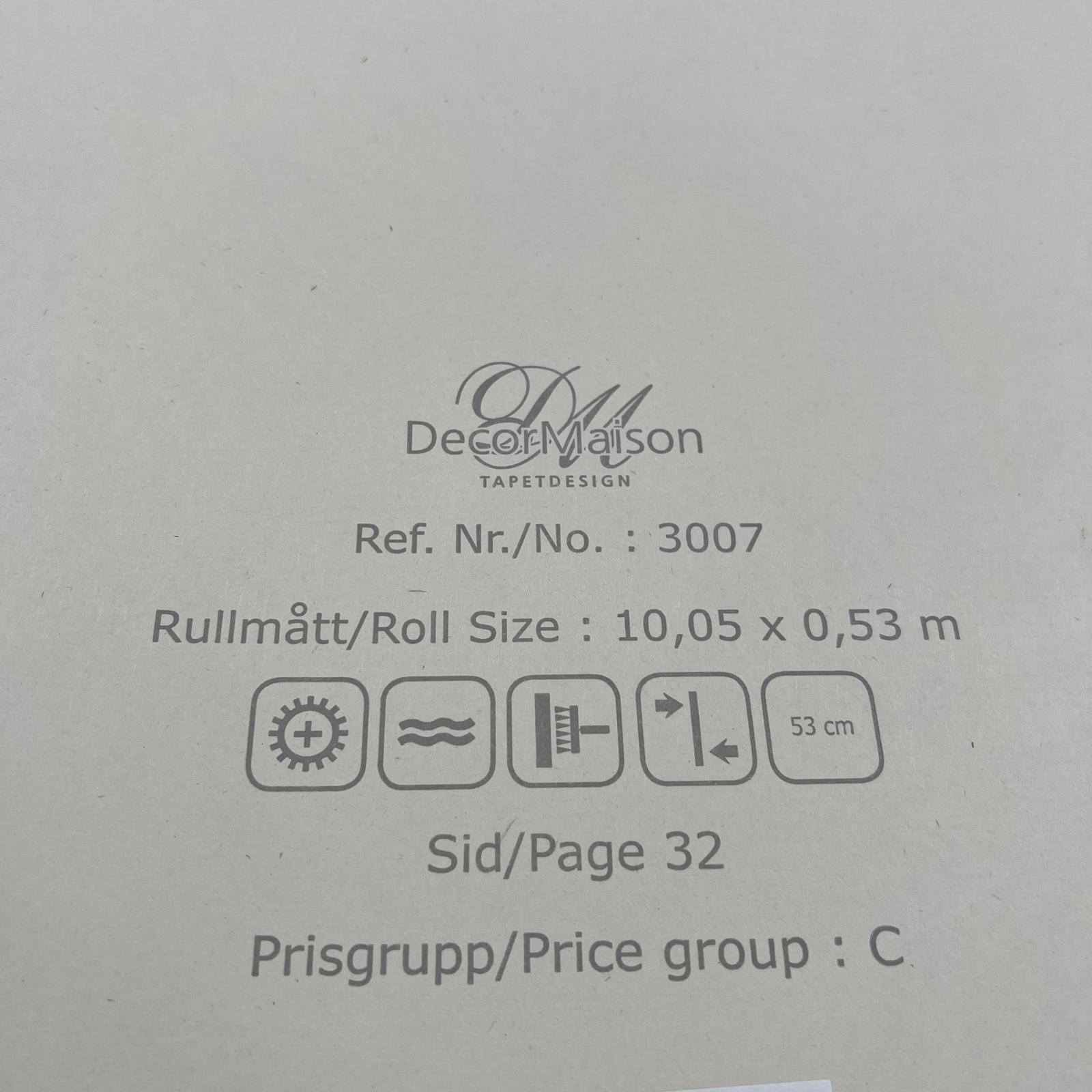 Siyah Beyaz Parlak Çiçek Desenli Duvar Kağıdı 3007