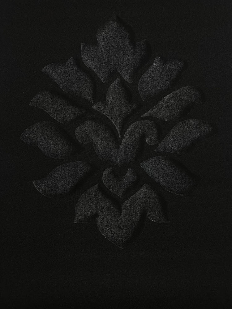 Siyah Lüks 3D Desen Ucuz Duvar Kağıdı 54040