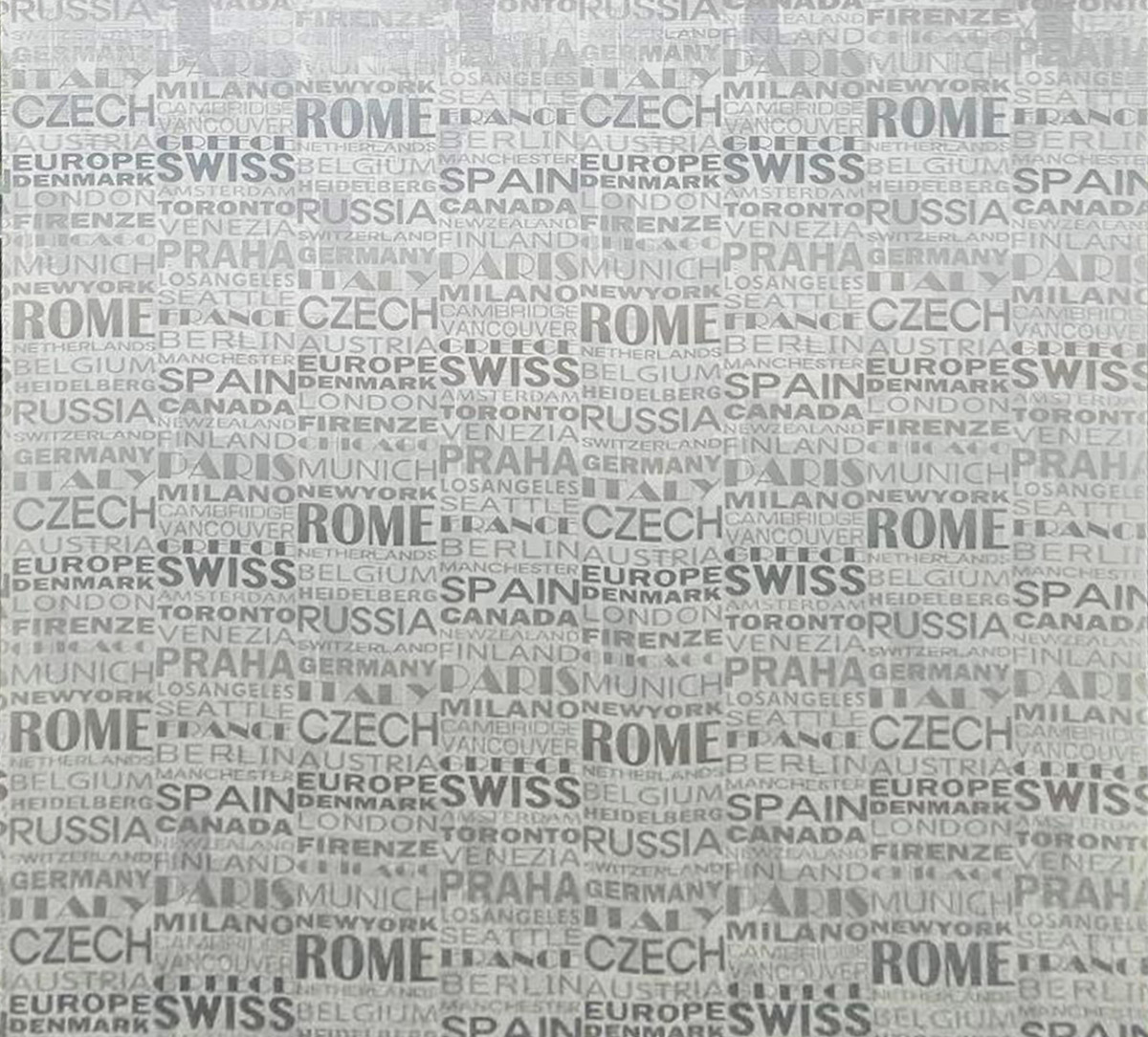 Uluslararası Metropollerin Ritmini Gri Tonların Sadeliğiyle Harmanlayan Premium Tipografi Serisi 16 M2 Duvar Kağıdı 